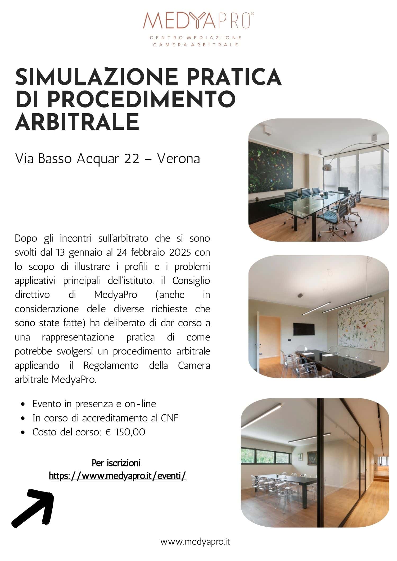 CORSO SIMULAZIONE CAMERA ARBITRALE